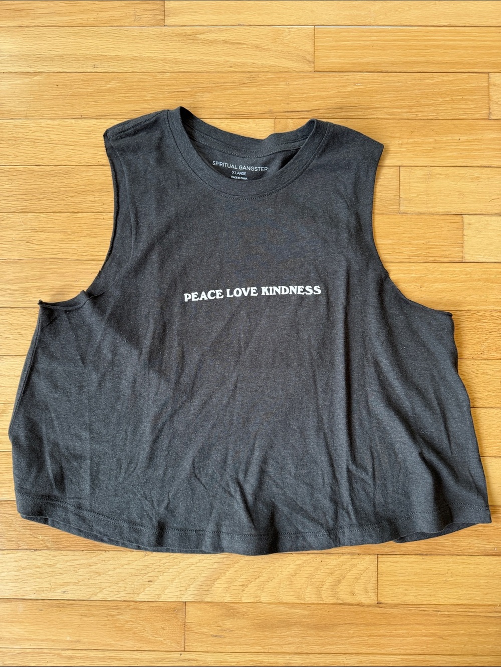 Spiritual Gangster peace love kindness tank top - XL